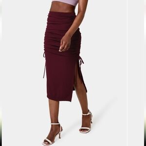 HALARA Draw string skirt - Like New Maroon color
